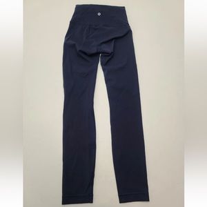 Lululemon Wunder Train High Rise Tight 25” Navy Size 2 Womens